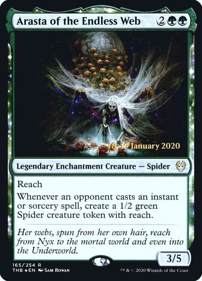Arasta of the Endless Web [165s] [Theros Beyond Death Promos] [Foil]