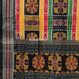 Multicolor Utkal Laxmi Sambalpuri Cotton Saree