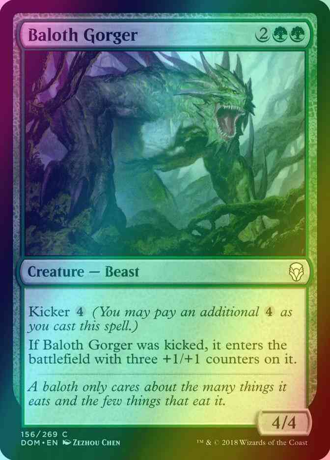 Baloth Gorger [156] [Dominaria] [Foil]