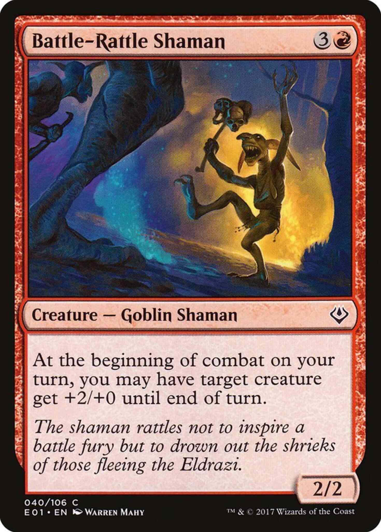 Battle-Rattle Shaman [40] [Archenemy: Nicol Bolas] [Non-Foil]