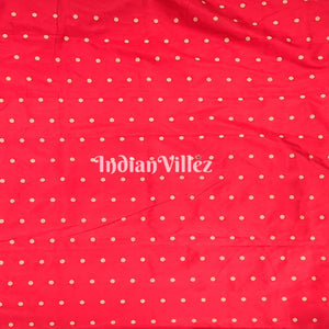 Pink Peach Parrot Handwoven Banarasi Katan Silk Saree