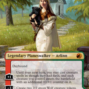 Arlinn, the Pack's Hope // Arlinn, the Moon's Fury [279] [Borderless] [Innistrad: Midnight Hunt] [Non-Foil]