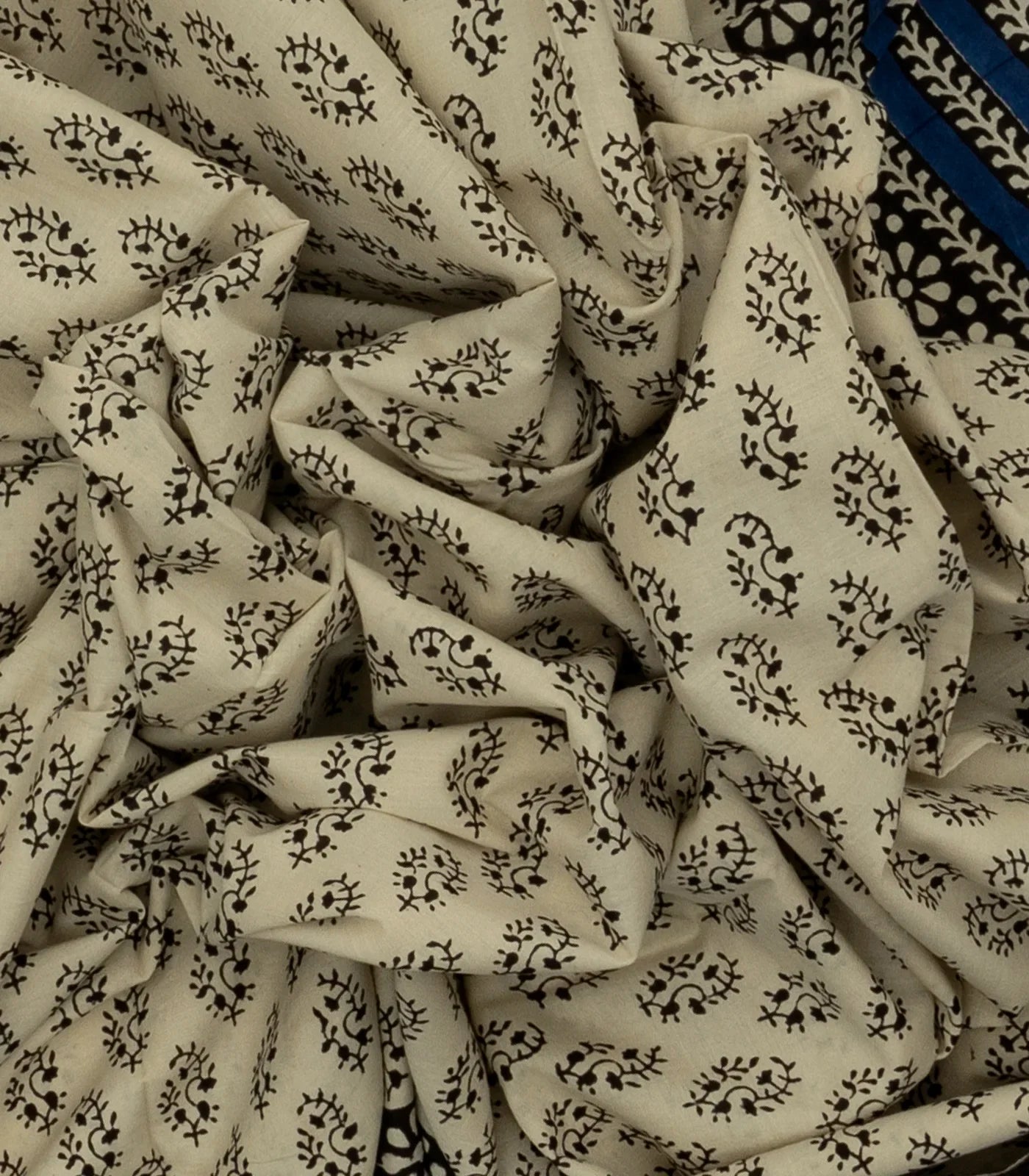 Taupe Woven Jaipur Cotton Saree Printed With Mango Motifs