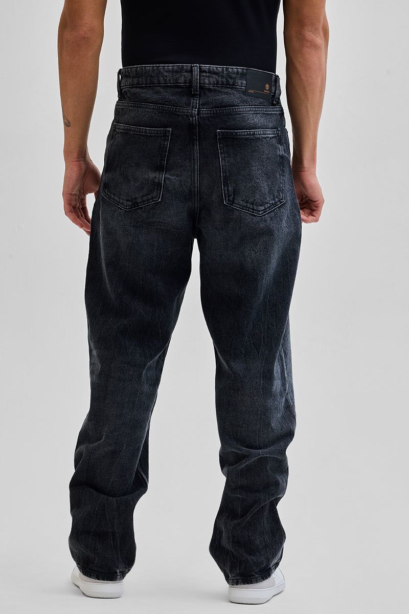 Charcoal Grey Loose Fit Jeans