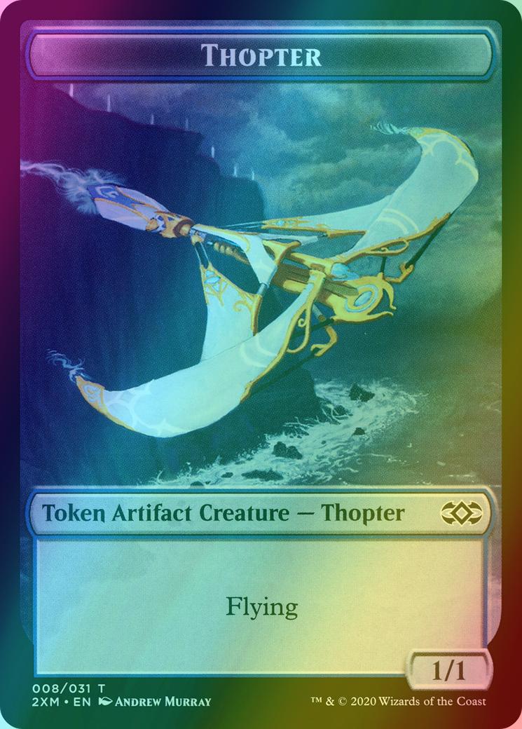 Beast Token (13) // Thopter Token (08) [Double Masters Tokens] [Foil]