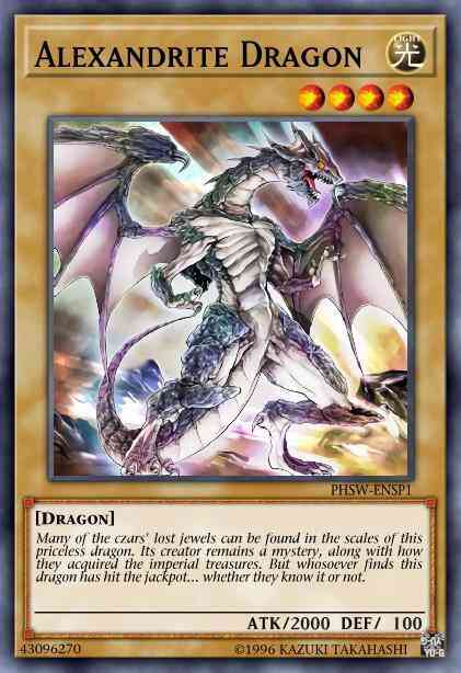 Alexandrite Dragon - BP02-EN004 - Mosaic Rare - 1st Edition