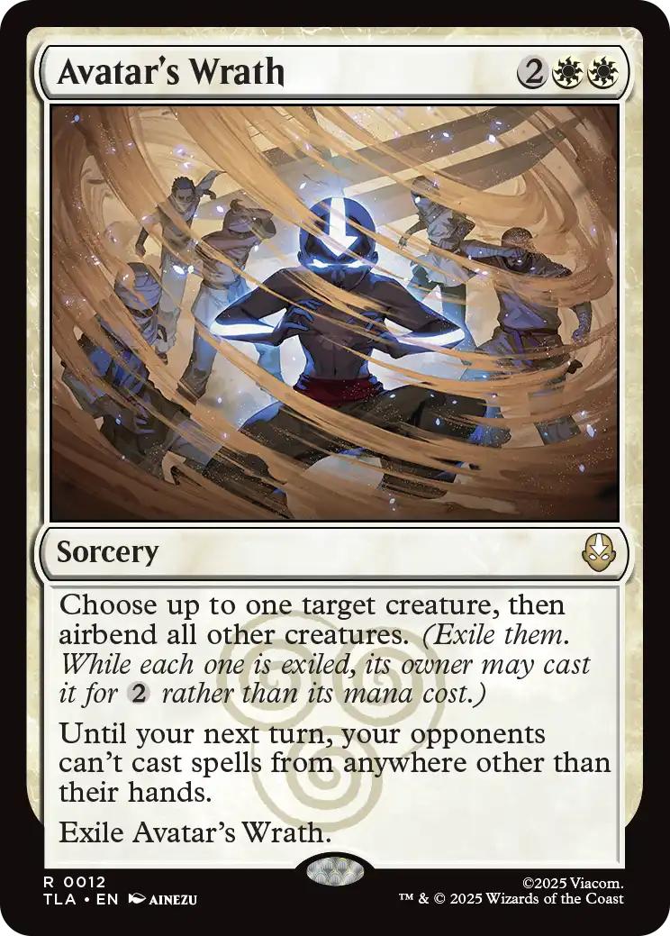 Avatar's Wrath [12] [Avatar: The Last Airbender] [Non-Foil]