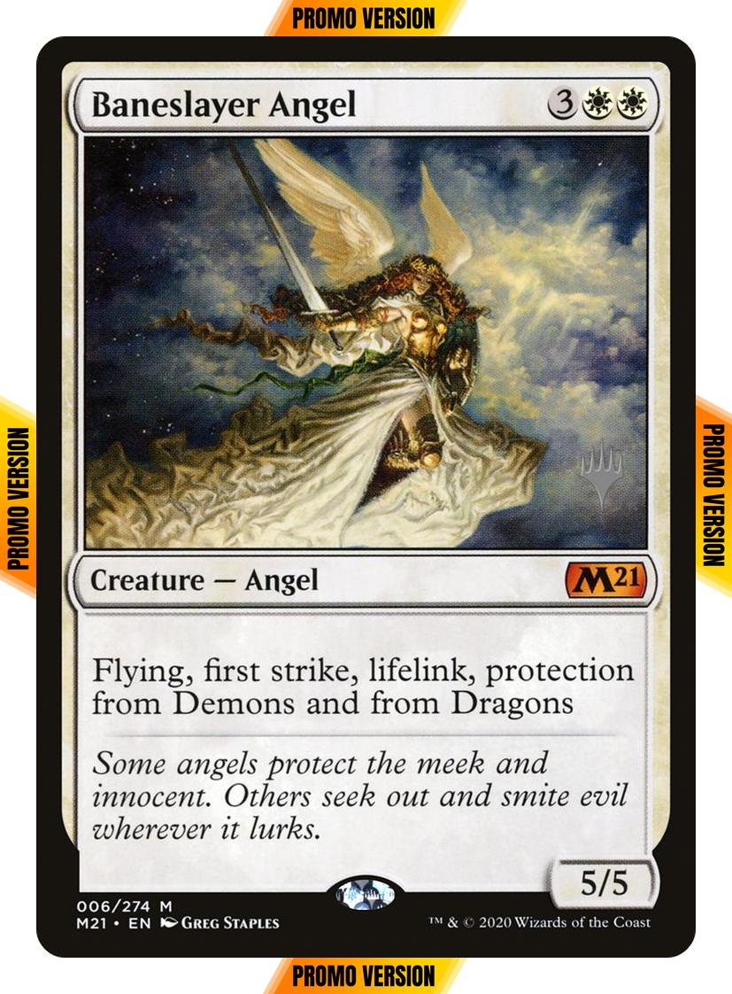 Baneslayer Angel [Promo Pack] [6p] [Core Set 2021 Promos] [Non-Foil]