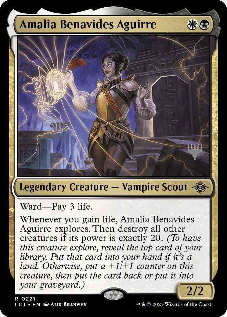 Amalia Benavides Aguirre [221p] [Promo Pack] [The Lost Caverns of Ixalan: Promos] [Non-Foil]