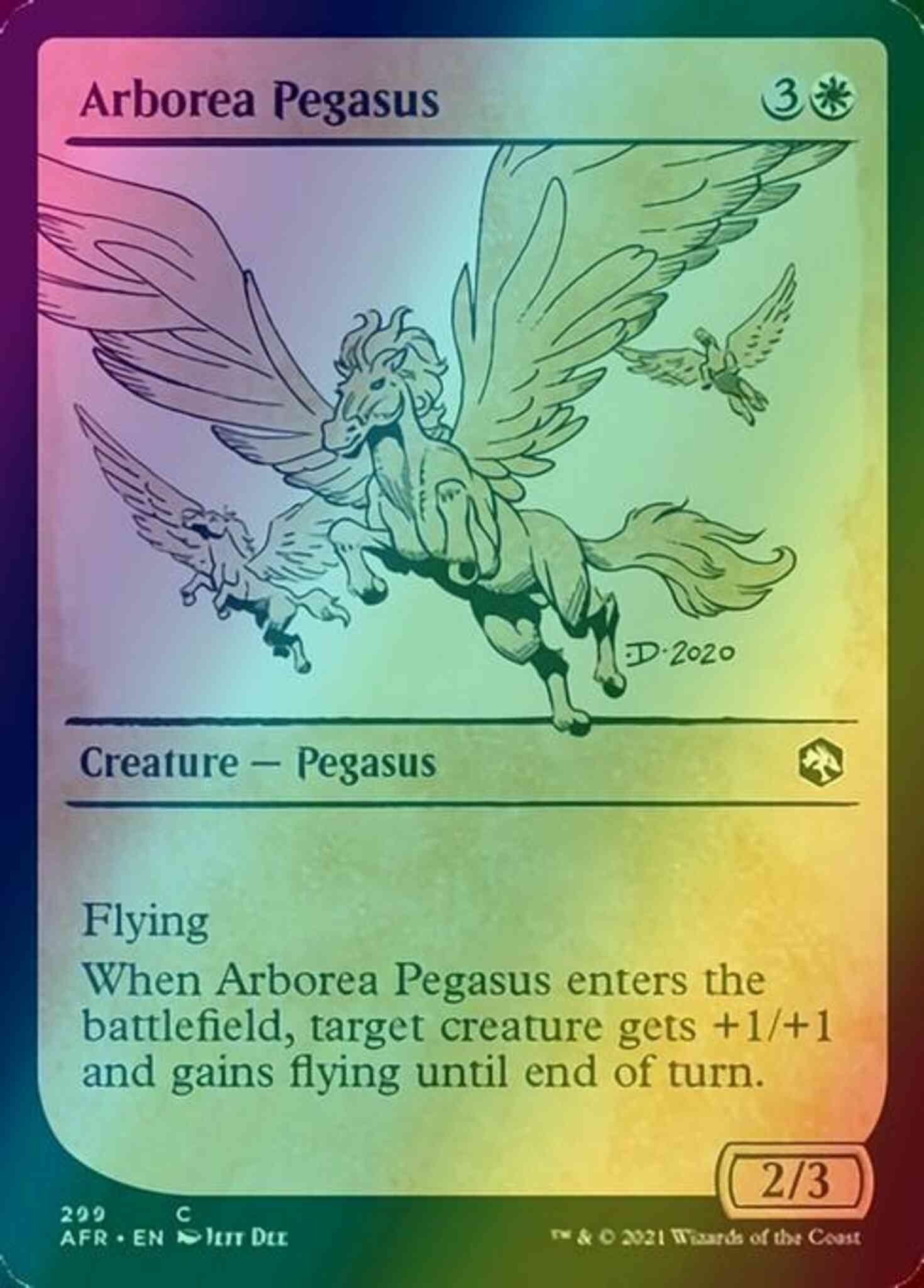Arborea Pegasus [299] [Rulebook Showcase] [Adventures in the Forgotten Realms] [Foil]