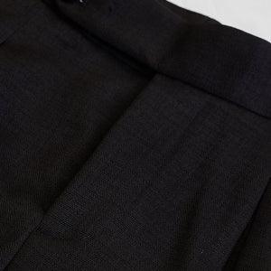 Black Slim Fit Stretch Trousers