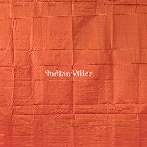 Radha Krishna Hand-Painted Pattachitra Saree