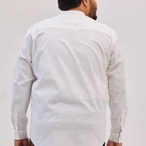 White Mandarin Shirt