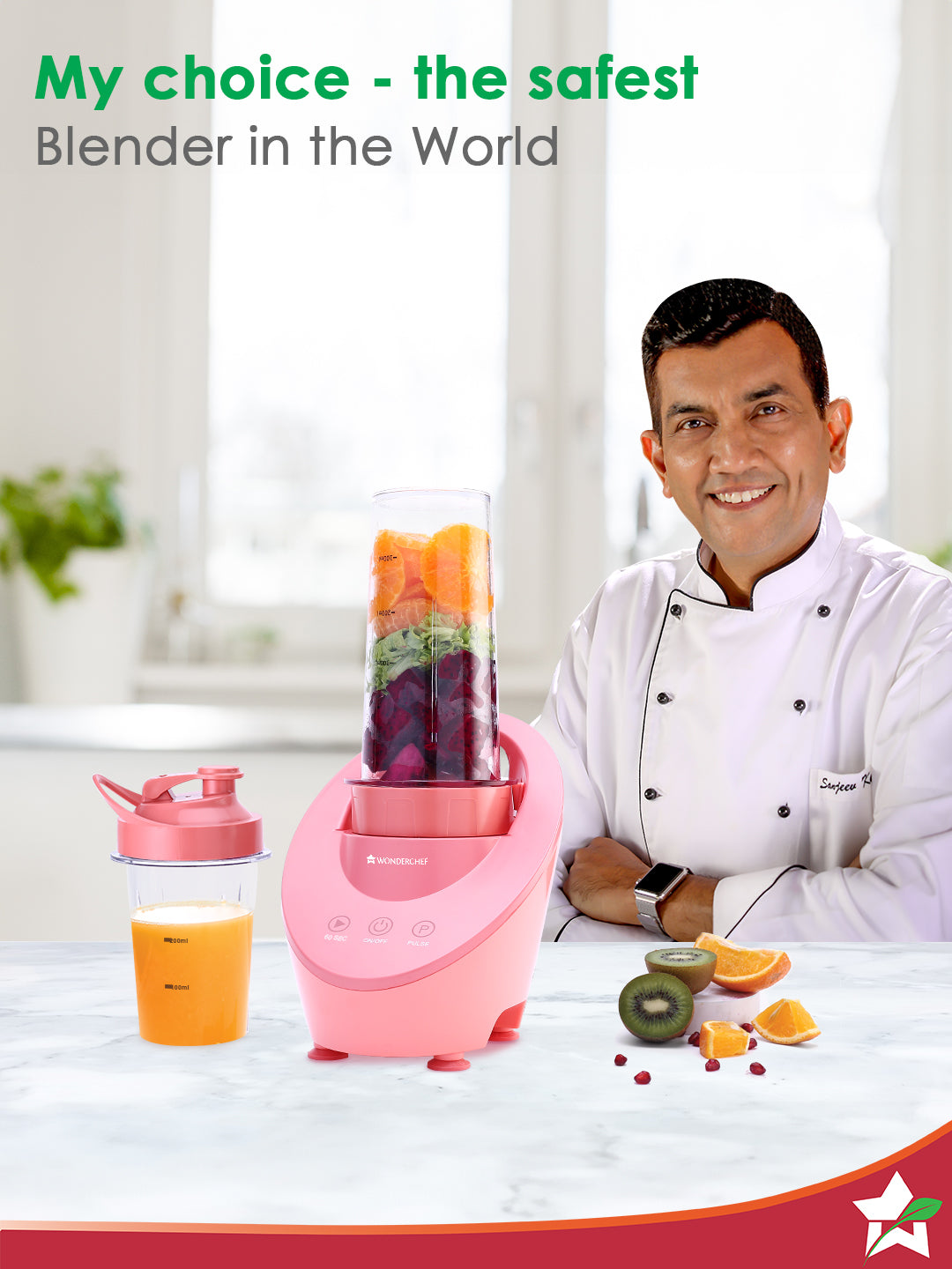 Wonderchef Renewed Magneto Blender | Smoothie & Juice Maker |