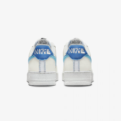 Nike | AIR FORCE 1 '07 LV8 { SAIL/BLUE CHILL