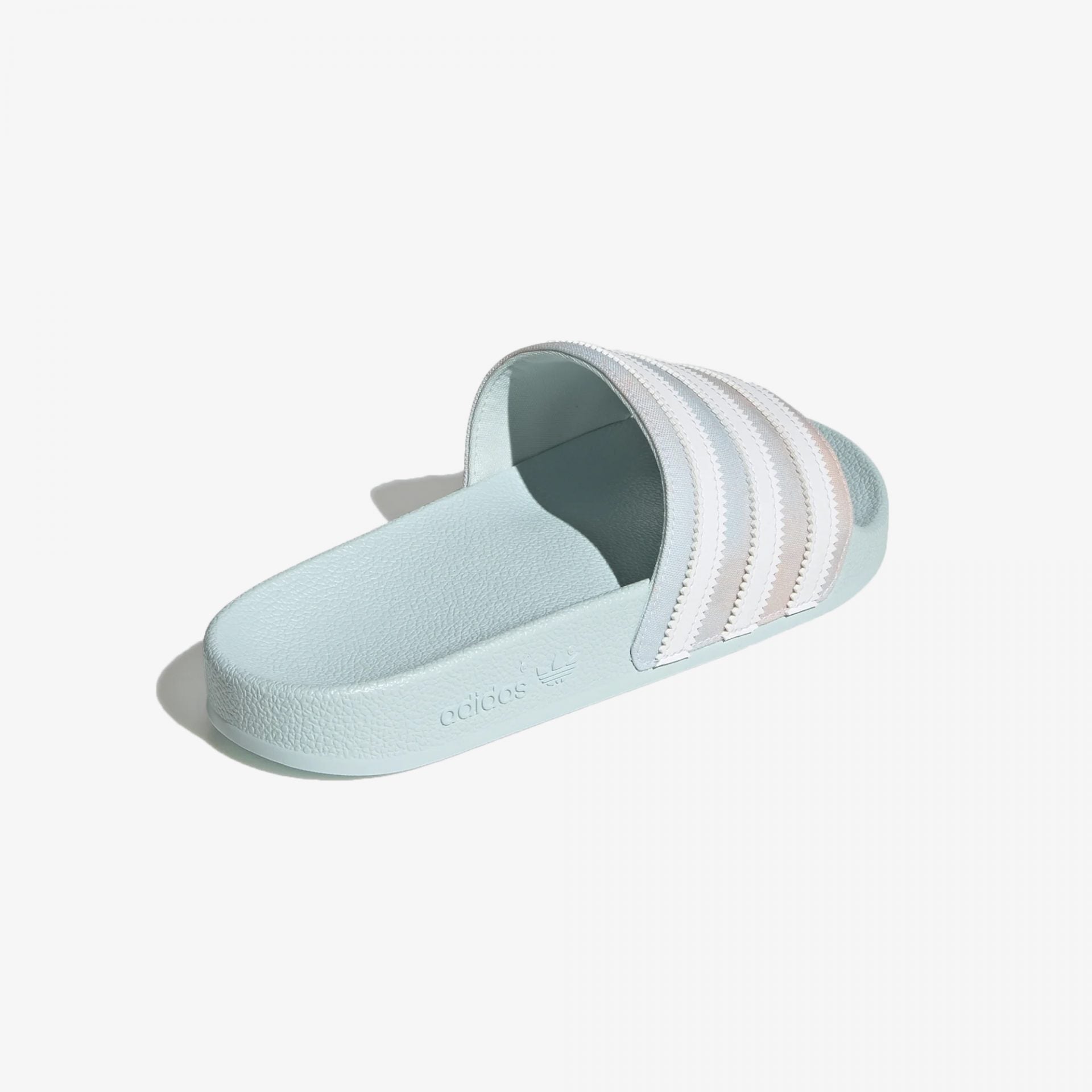 Adidas Originals | ADILETTE SLIDES  { ALMOST BLUE / CLOUD WHITE