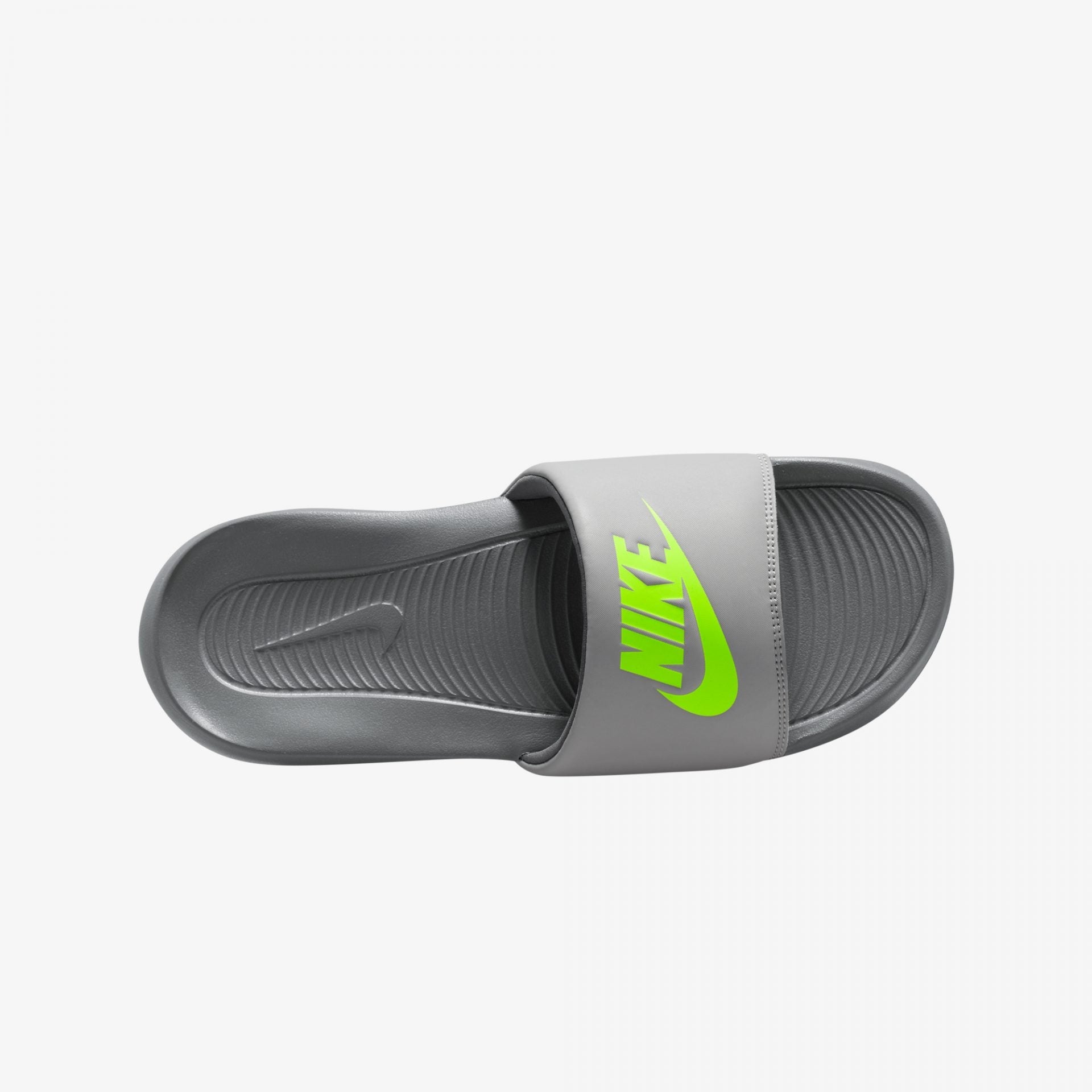 Nike | VICTORI ONE SLIDE  { GREY FOG / VOLT