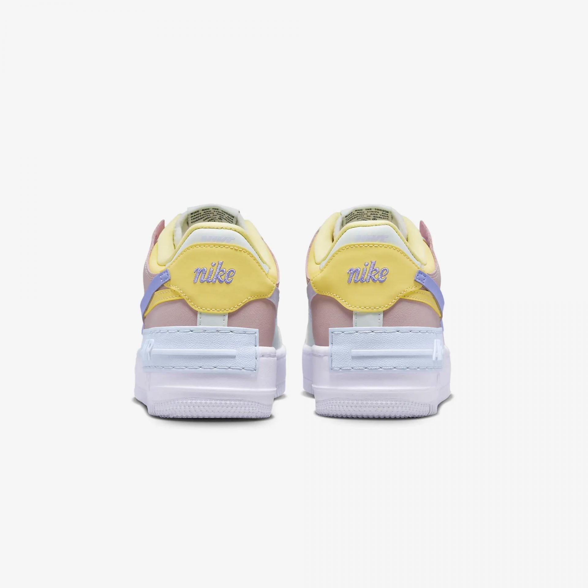 Nike | AIR FORCE 1 SHADOW  { LIGHT SOFT PINK/LEMON WASH