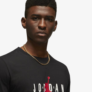 Jordan | JORDAN AIR T-SHIRT  { BLACK / GYM RED
