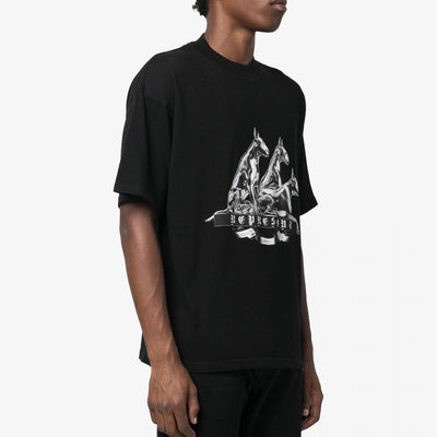 Represent | BULLTERRIER T-SHIRT  { JET BLACK