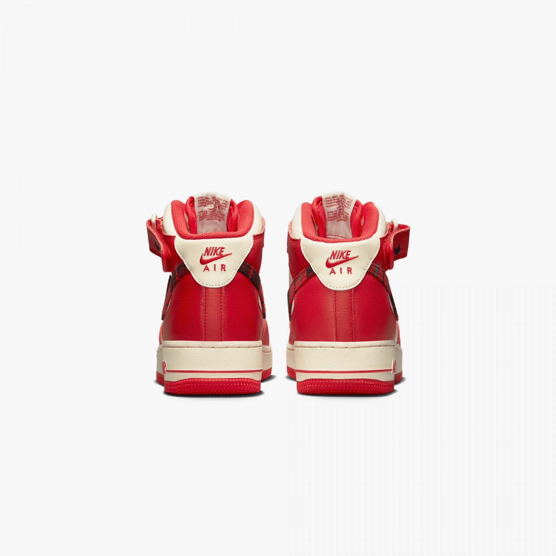 Nike | AIR FORCE 1 MID '07 LX { PALE IVORY/UNIVERSITY RED-BLACK