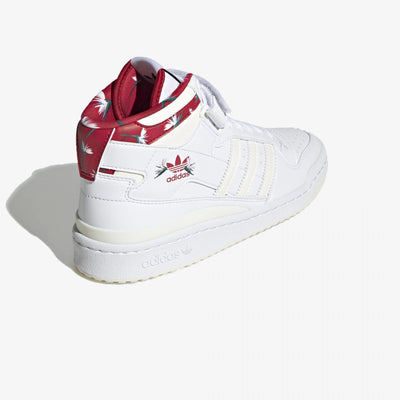 Adidas Originals | FORUM MID W  { WHITE/RED