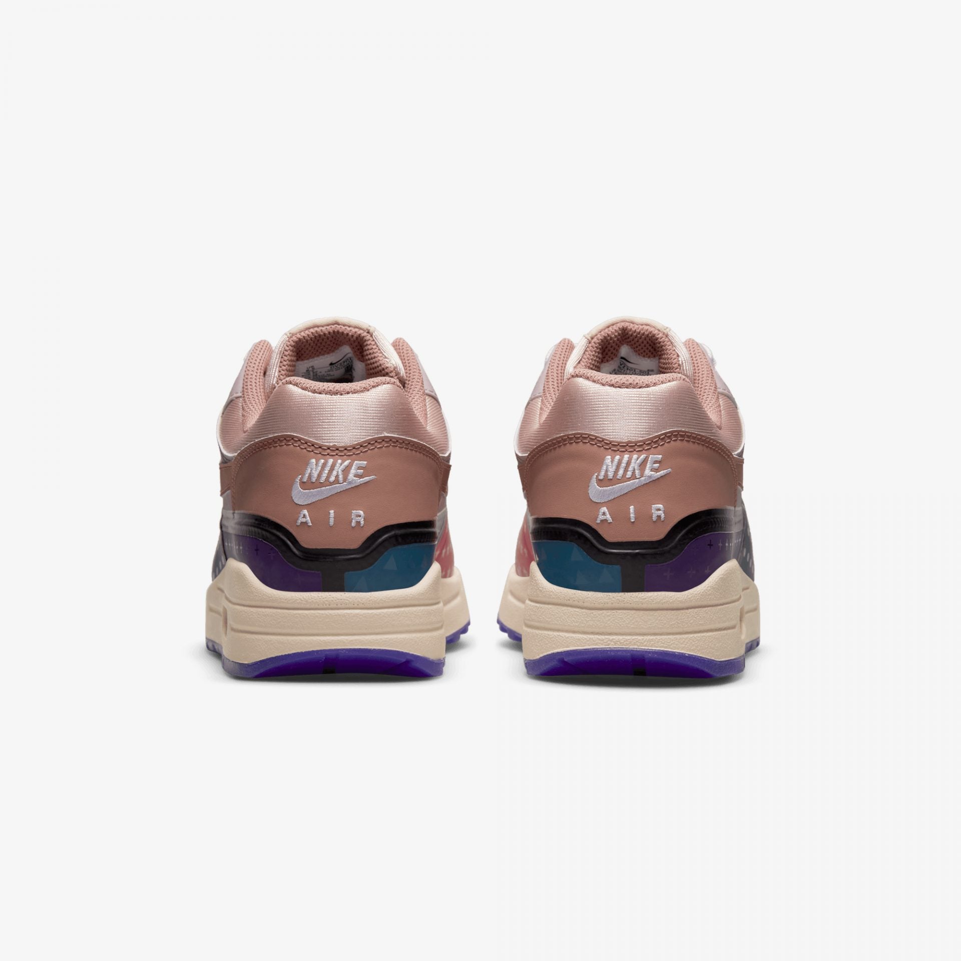 Nike | AIR MAX 1 PRM  { PLUM FOG / FOSSIL ROSE