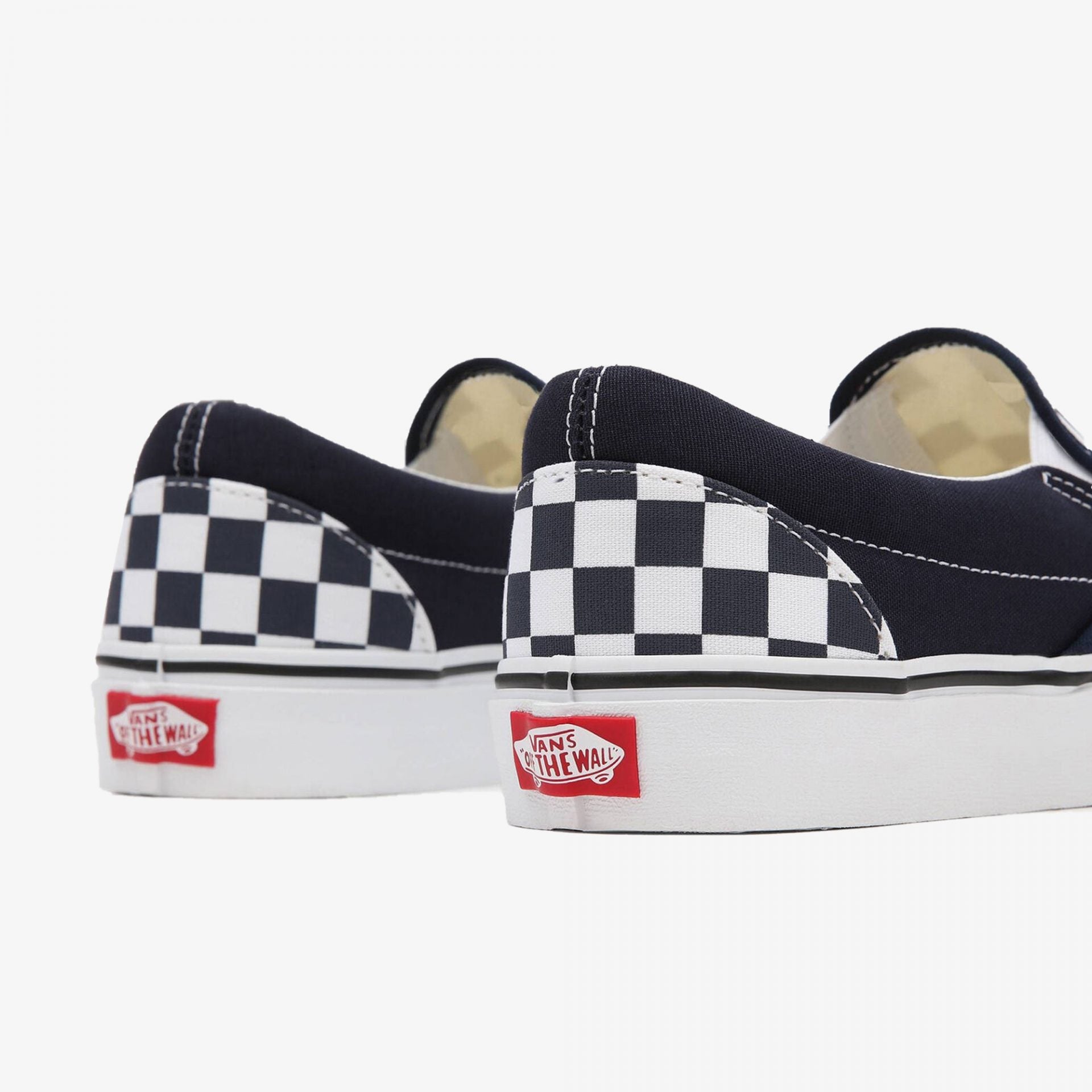Vans | CHECKERBOARD CLASSIC SLIP-ON  { BLACK/WHITE