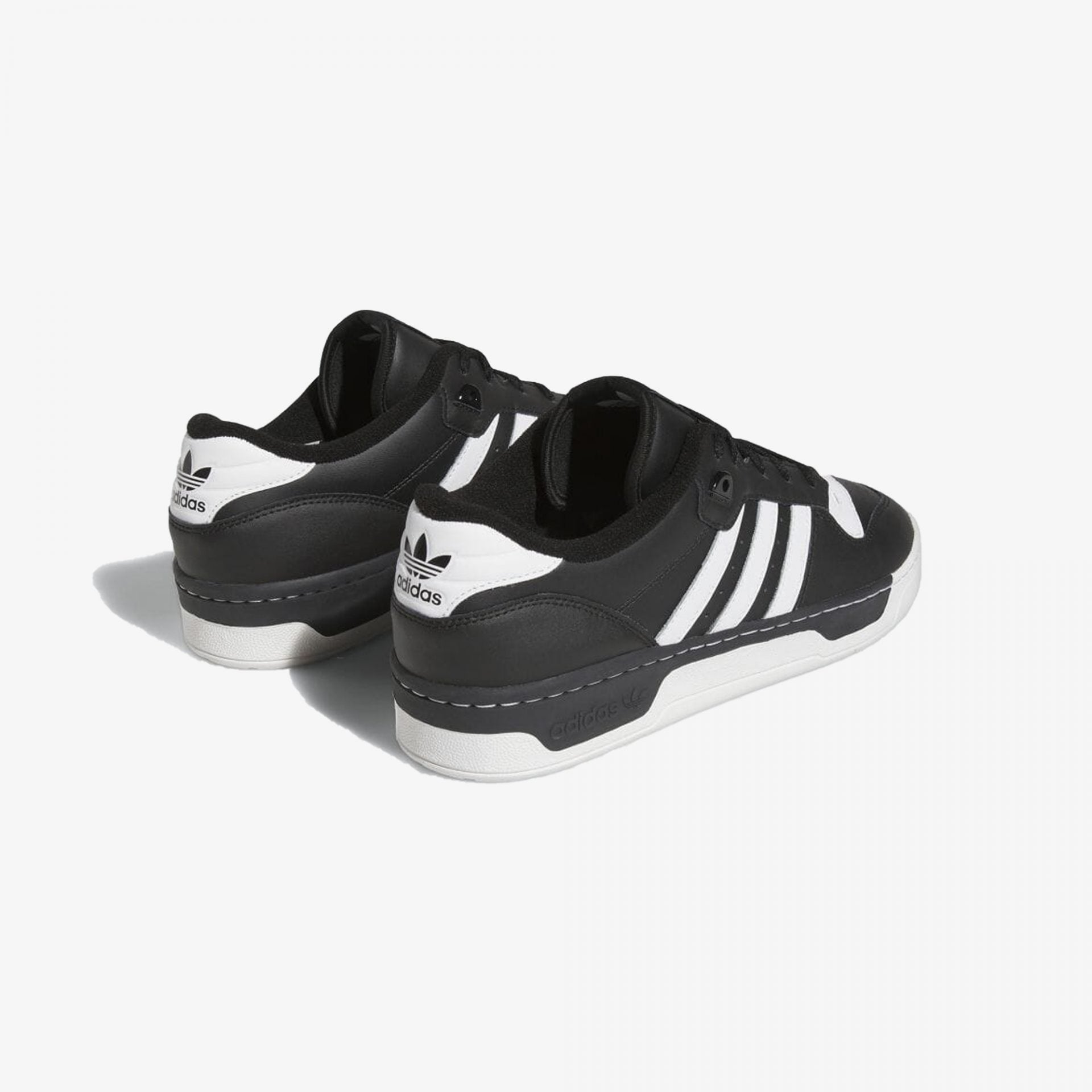 Adidas Originals | RIVALRY LOW  { BLACK/WHITE