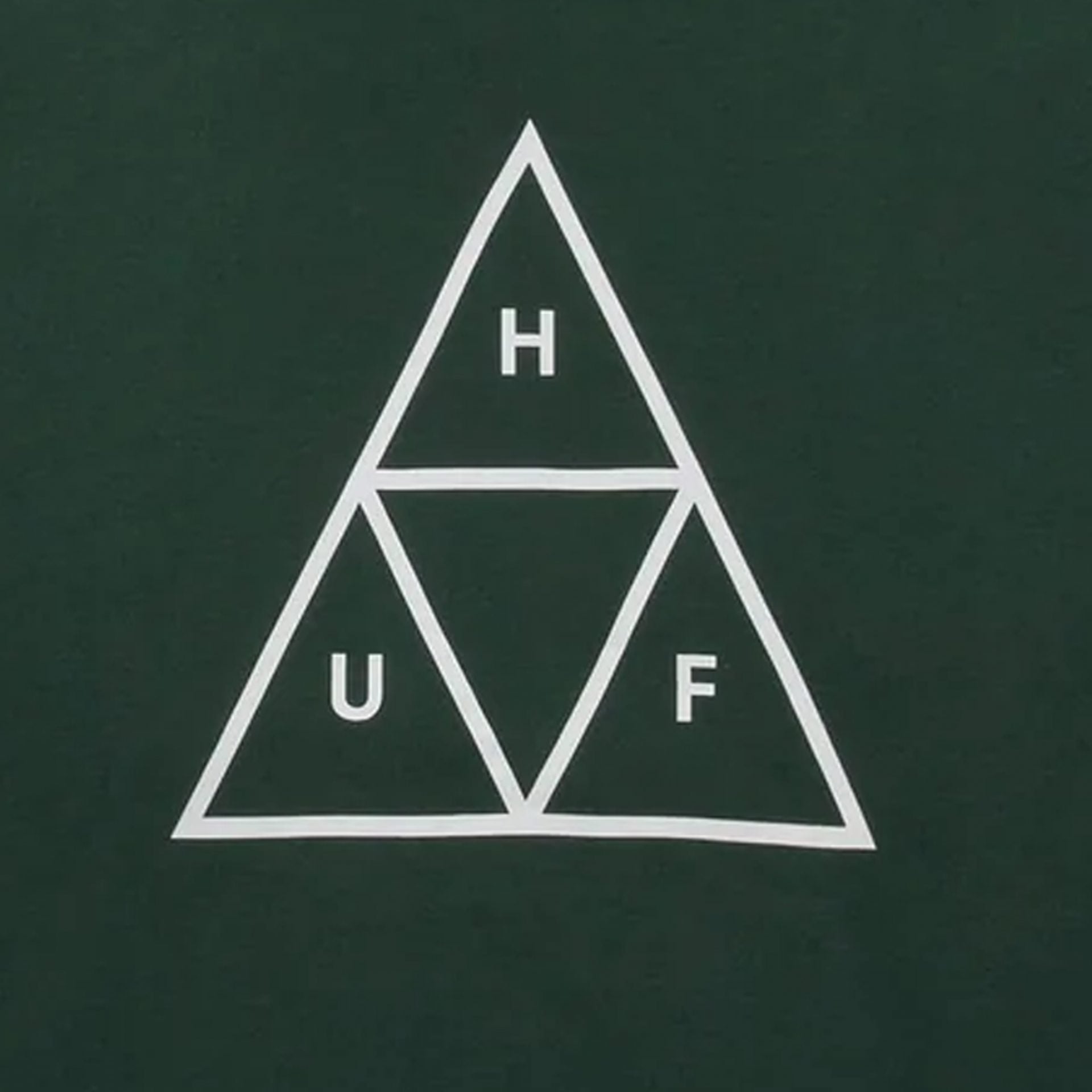 HUF | ESSENTIALS TT HOODIE  { FOREST GREEN