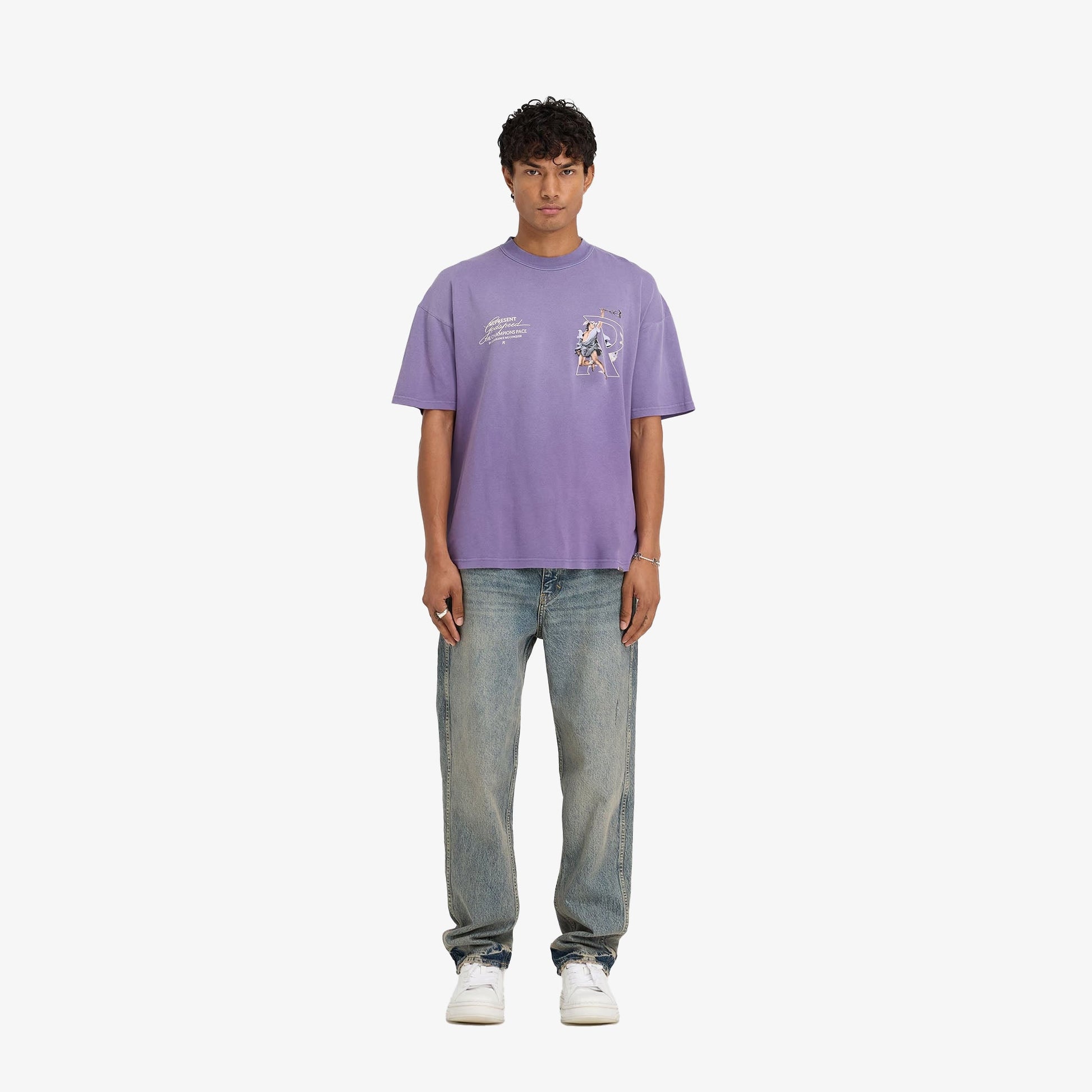 REPRESENT | HERMES T-SHIRT { PURPLE