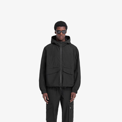 Represent | TECH CARGO JACKET { JET BLACK