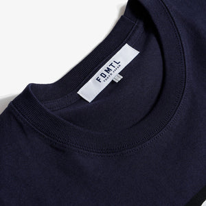FDMTL | DENIM PRINT TEE { NAVY