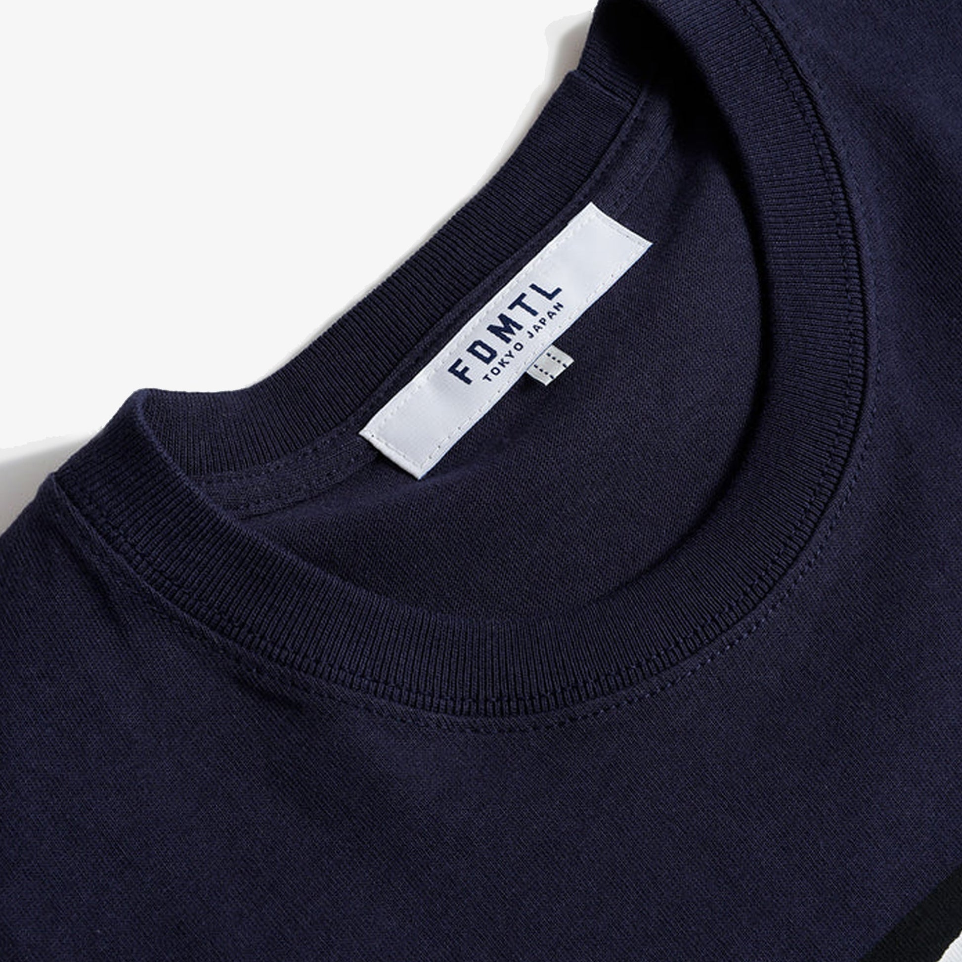 FDMTL | DENIM PRINT TEE { NAVY