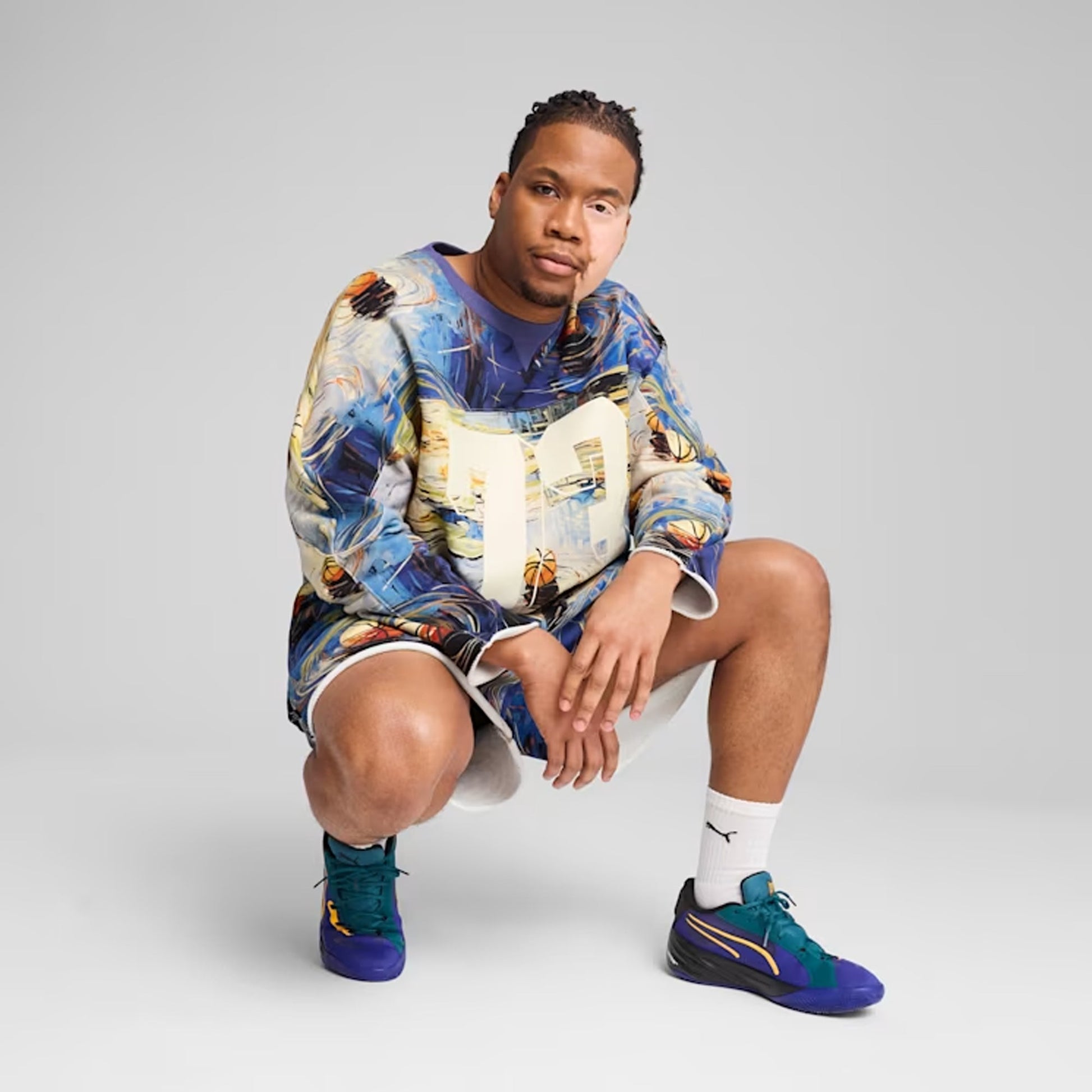 Puma | DYLAN EXHIBIT HOCKEY INSPIRES BASKETBALL HOODIE { BLUE