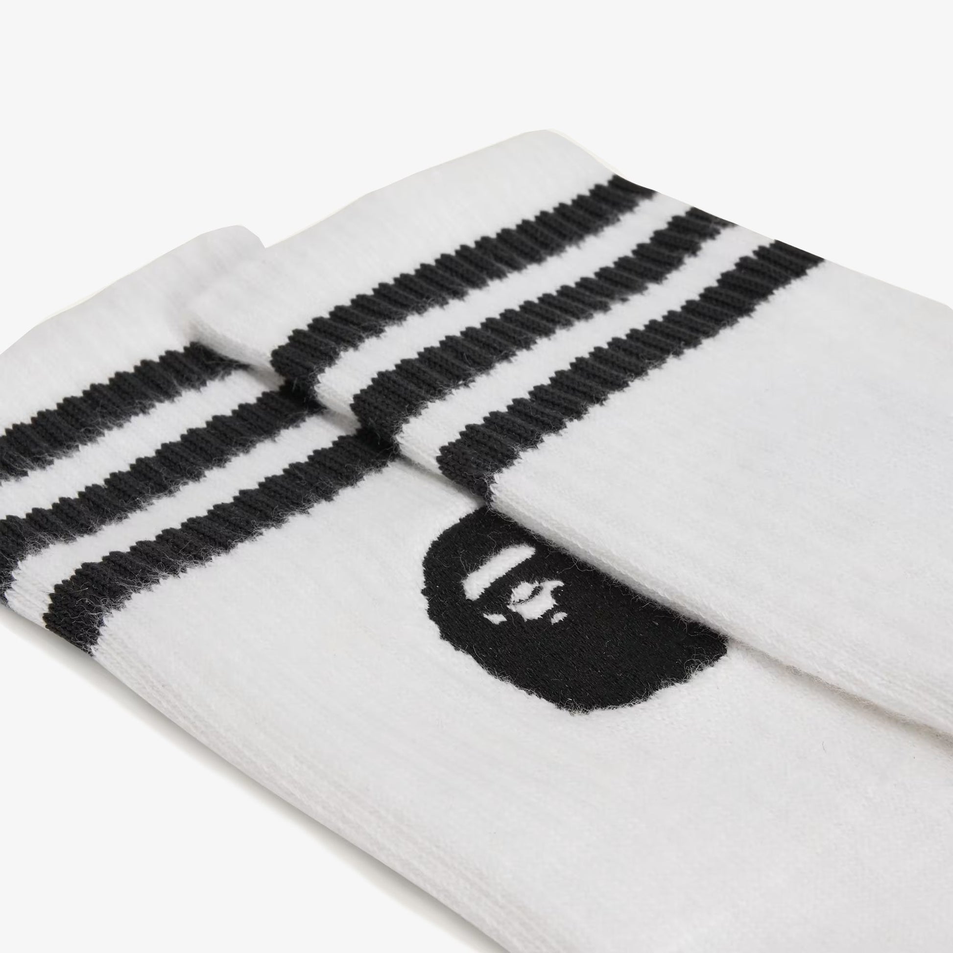 Adidas Originals | BAPE SOCKS { WHITE/BLACK