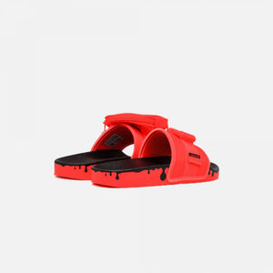 Adidas Originals | POUCHYLETTE SLIDES  { SOLAR RED