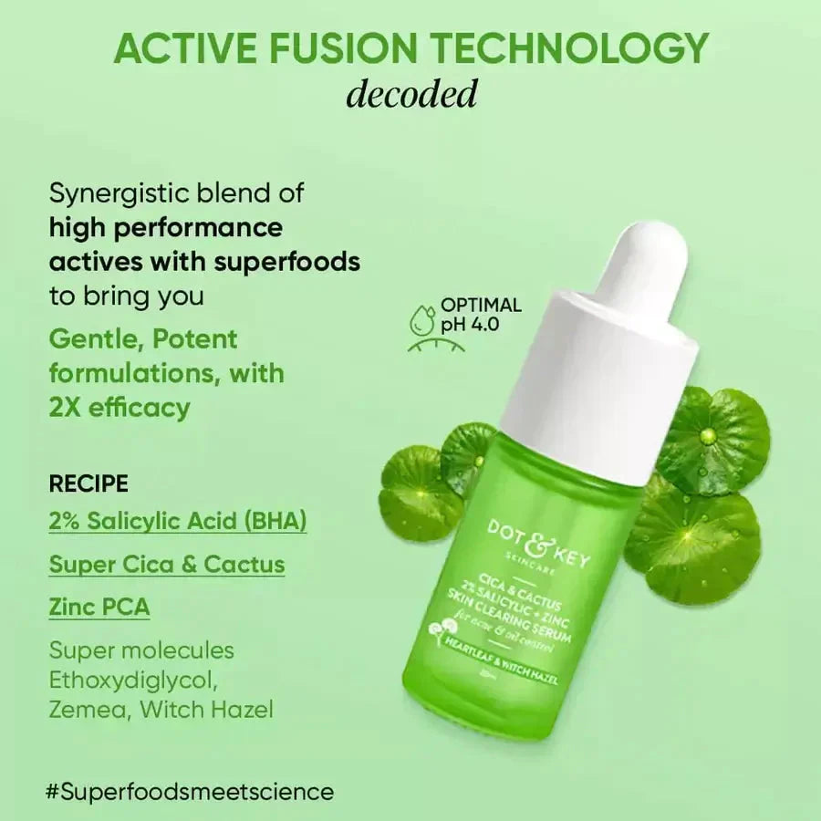 Cica + 2% Salicylic Skin Clearing Face Serum - 20ML
