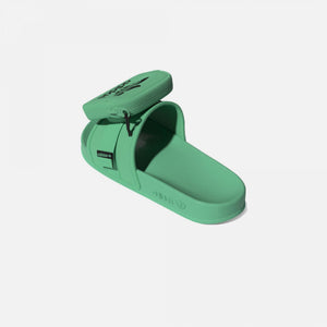 Adidas Originals | POUCHYLETTE SLIDES  { HI-RES GREEN