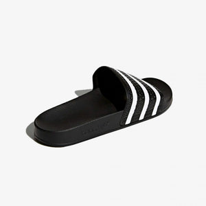 Adidas Originals | ADILETTE SLIDES  { CORE BLACK / WHITE