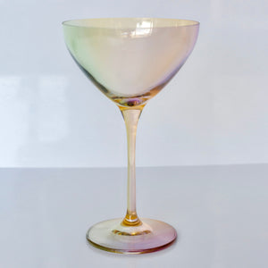Estelle Colored Martini Glass - Set of 2 {Iridescent}