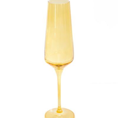 Estelle Colored Champagne Flute - Set of 2 {Yellow}