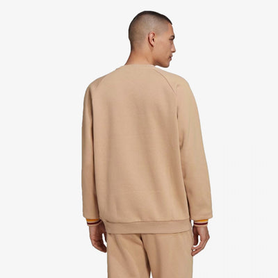Adidas Originals | VARSITY CREWNECK SWEATSHIRT  { MAGIC BEIGE