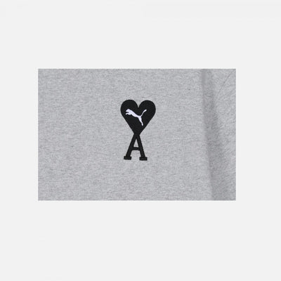 Puma | AMI GRAPHIC T-SHIRT  { LIGHT GREY