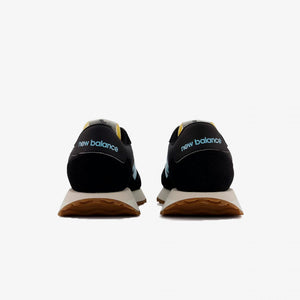 New Balance | 237  { BLACK WITH BLEACH BLUE