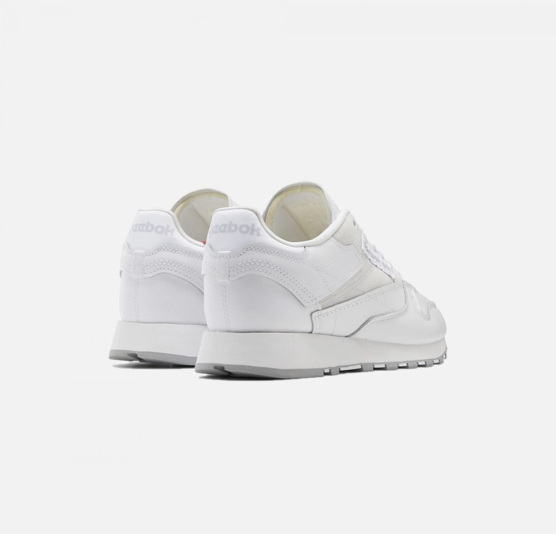 Reebok | CLASSIC LEATHER  { WHITE / PURE GREY