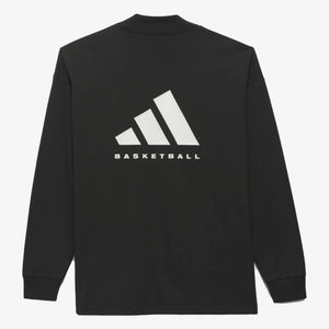Adidas Originals | BASKETBALL LONG SLEEVE TEE  { BLACK
