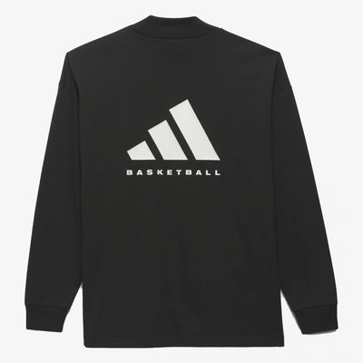 Adidas Originals | BASKETBALL LONG SLEEVE TEE  { BLACK