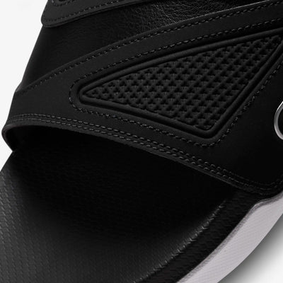 Nike | AIR MAX CIRRO SLIDE  { BLACK METALLIC SILVER