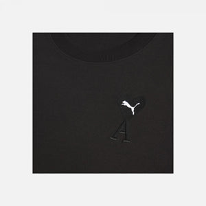 Puma | AMI GRAPHIC T-SHIRT  { BLACK